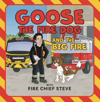 Goose The Fire Dog downloadable bundle (The Big Fire & Goose goes to fire school colouring book)