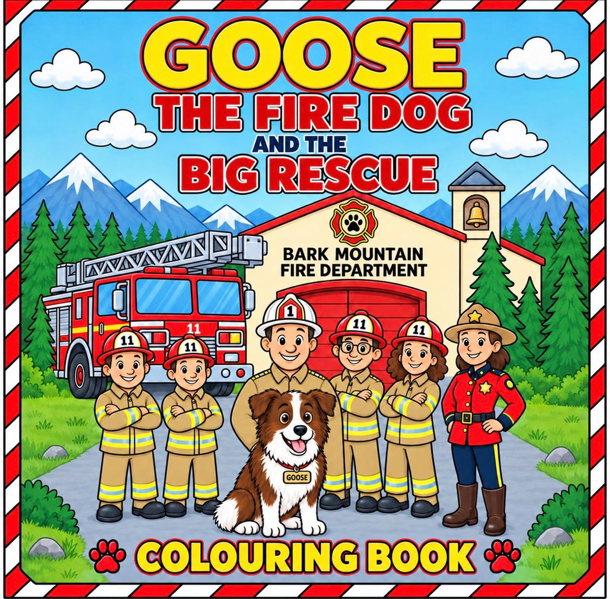 The Big Rescue Colouring Book  (downloadable PDF colouring book )