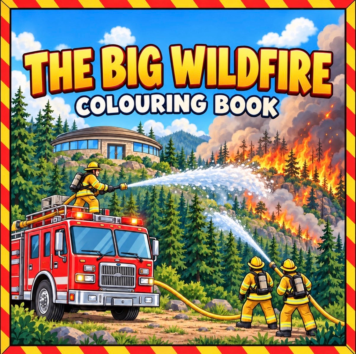 The Big Wildfire Colouring Book (downloadable PDF colouring book )